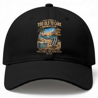 Proud Member of Too Old To Care Boomer Club Baseball Cap Funny Baby Boomer Retire Summer Vacation