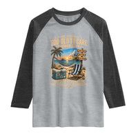 Proud Member of Too Old To Care Boomer Club Raglan Shirt Funny Baby Boomer Retire Summer Vacation
