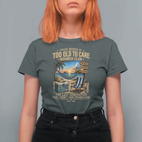 Proud Member of Too Old To Care Boomer Club T Shirt For Women Funny Baby Boomer Retire Summer Vacation