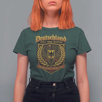 German Heritage Pride T Shirt For Women Deutschland Stolz Treue Tradition Meine Heimat Meine Liebe - Wonder Print Shop
