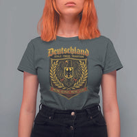 German Heritage Pride T Shirt For Women Deutschland Stolz Treue Tradition Meine Heimat Meine Liebe - Wonder Print Shop