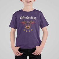Oktoberfest German Drinking Festival T Shirt For Kid Bundesadler Coat of Arms Star - Wonder Print Shop