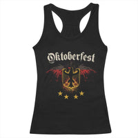 Oktoberfest German Drinking Festival Racerback Tank Top Bundesadler Coat of Arms Star - Wonder Print Shop