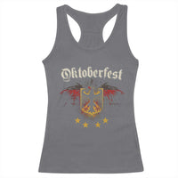 Oktoberfest German Drinking Festival Racerback Tank Top Bundesadler Coat of Arms Star - Wonder Print Shop