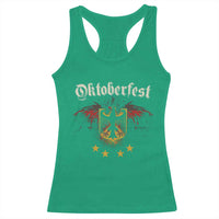 Oktoberfest German Drinking Festival Racerback Tank Top Bundesadler Coat of Arms Star - Wonder Print Shop