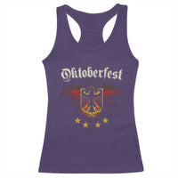 Oktoberfest German Drinking Festival Racerback Tank Top Bundesadler Coat of Arms Star - Wonder Print Shop