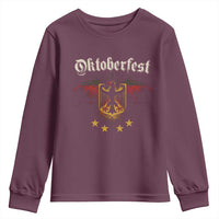 Oktoberfest German Drinking Festival Youth Sweatshirt Bundesadler Coat of Arms Star - Wonder Print Shop