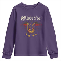 Oktoberfest German Drinking Festival Youth Sweatshirt Bundesadler Coat of Arms Star - Wonder Print Shop