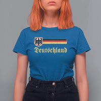 Deutschland German Heritage Pride T Shirt For Women Bundesadler Coat of Arms - Wonder Print Shop