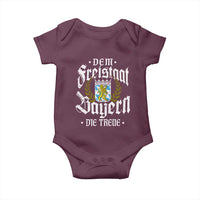 Bayern Bavaria German Baby Onesie Dem Freistaat Bayern Die Treue - Wonder Print Shop