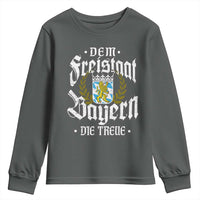 Bayern Bavaria German Youth Sweatshirt Dem Freistaat Bayern Die Treue - Wonder Print Shop