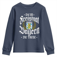Bayern Bavaria German Youth Sweatshirt Dem Freistaat Bayern Die Treue - Wonder Print Shop