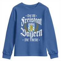 Bayern Bavaria German Youth Sweatshirt Dem Freistaat Bayern Die Treue - Wonder Print Shop