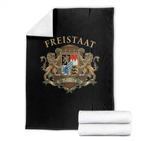 Bavarian Pride Throw Blanket Freistaat Bayern Golden Lion Coat Of Arms - Wonder Print Shop