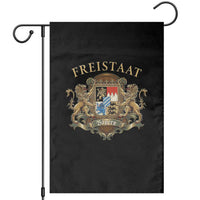 Bavarian Pride Garden Flag Freistaat Bayern Golden Lion Coat Of Arms - Wonder Print Shop