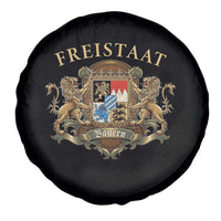 Bavarian Pride Spare Tire Cover Freistaat Bayern Golden Lion Coat Of Arms - Wonder Print Shop