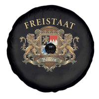 Bavarian Pride Spare Tire Cover Freistaat Bayern Golden Lion Coat Of Arms - Wonder Print Shop