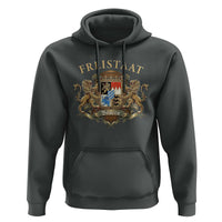 Bavarian Pride Hoodie Freistaat Bayern Golden Lion Coat Of Arms - Wonder Print Shop