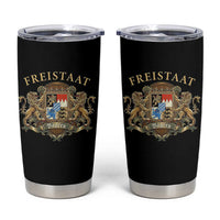 Bavarian Pride Tumbler Cup Freistaat Bayern Golden Lion Coat Of Arms - Wonder Print Shop