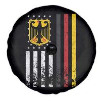 Patriotic Bundesadler Vintage German American Flag Spare Tire Cover Germany Heritage Pride - Wonder Print Shop