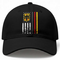Patriotic Bundesadler Vintage German American Flag Baseball Cap Germany Heritage Pride