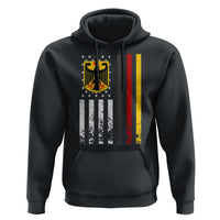 Patriotic Bundesadler Vintage German American Flag Hoodie Germany Heritage Pride - Wonder Print Shop