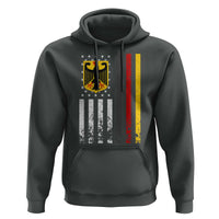 Patriotic Bundesadler Vintage German American Flag Hoodie Germany Heritage Pride - Wonder Print Shop
