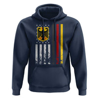 Patriotic Bundesadler Vintage German American Flag Hoodie Germany Heritage Pride - Wonder Print Shop