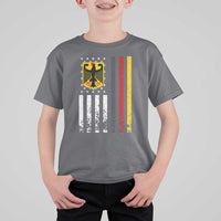 Patriotic Bundesadler Vintage German American Flag T Shirt For Kid Germany Heritage Pride - Wonder Print Shop