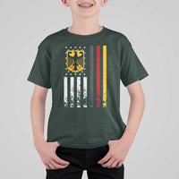 Patriotic Bundesadler Vintage German American Flag T Shirt For Kid Germany Heritage Pride - Wonder Print Shop