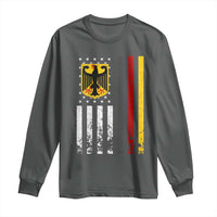 Patriotic Bundesadler Vintage German American Flag Long Sleeve Shirt Germany Heritage Pride - Wonder Print Shop