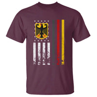 Patriotic Bundesadler Vintage German American Flag T Shirt Germany Heritage Pride - Wonder Print Shop