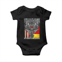German By Blood American By Birth Patriot By Choice Baby Onesie German Americans - Wonder Print Shop
