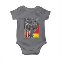 German By Blood American By Birth Patriot By Choice Baby Onesie German Americans - Wonder Print Shop