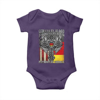 German By Blood American By Birth Patriot By Choice Baby Onesie German Americans - Wonder Print Shop