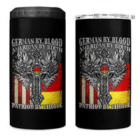 German By Blood American By Birth Patriot By Choice 4 in 1 Can Cooler Tumbler German Americans - Wonder Print Shop