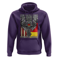 German By Blood American By Birth Patriot By Choice Hoodie German Americans - Wonder Print Shop