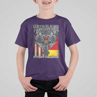 German By Blood American By Birth Patriot By Choice T Shirt For Kid German Americans - Wonder Print Shop