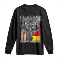German By Blood American By Birth Patriot By Choice Long Sleeve Shirt German Americans - Wonder Print Shop
