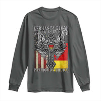 German By Blood American By Birth Patriot By Choice Long Sleeve Shirt German Americans - Wonder Print Shop