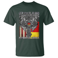 German By Blood American By Birth Patriot By Choice T Shirt German Americans - Wonder Print Shop
