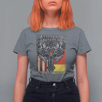 German By Blood American By Birth Patriot By Choice T Shirt For Women German Americans - Wonder Print Shop