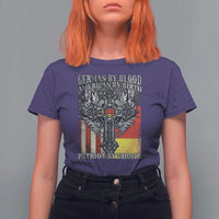 German By Blood American By Birth Patriot By Choice T Shirt For Women German Americans - Wonder Print Shop