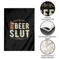 Funny Oktoberfest Beer Slut Garden Flag German Beer Stein Drinking Lover - Wonder Print Shop