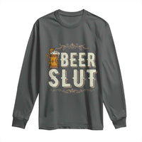Funny Oktoberfest Beer Slut Long Sleeve Shirt German Beer Stein Drinking Lover - Wonder Print Shop