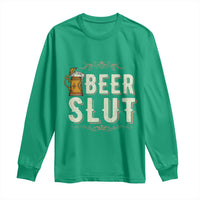 Funny Oktoberfest Beer Slut Long Sleeve Shirt German Beer Stein Drinking Lover - Wonder Print Shop