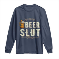 Funny Oktoberfest Beer Slut Long Sleeve Shirt German Beer Stein Drinking Lover - Wonder Print Shop