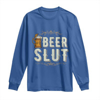Funny Oktoberfest Beer Slut Long Sleeve Shirt German Beer Stein Drinking Lover - Wonder Print Shop