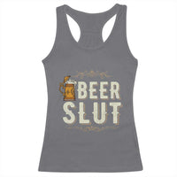 Funny Oktoberfest Beer Slut Racerback Tank Top German Beer Stein Drinking Lover - Wonder Print Shop