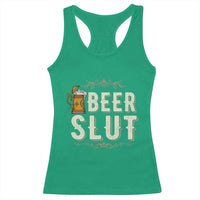 Funny Oktoberfest Beer Slut Racerback Tank Top German Beer Stein Drinking Lover - Wonder Print Shop